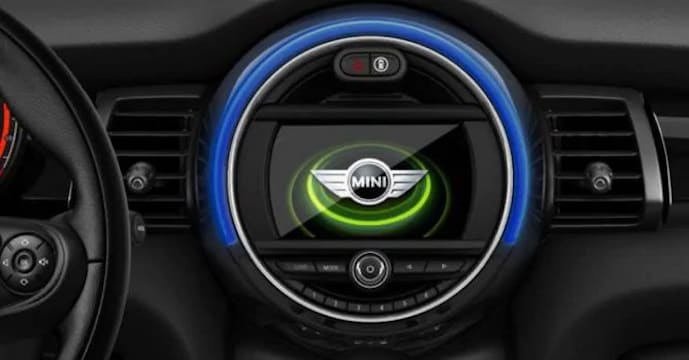 The MINI Connected console