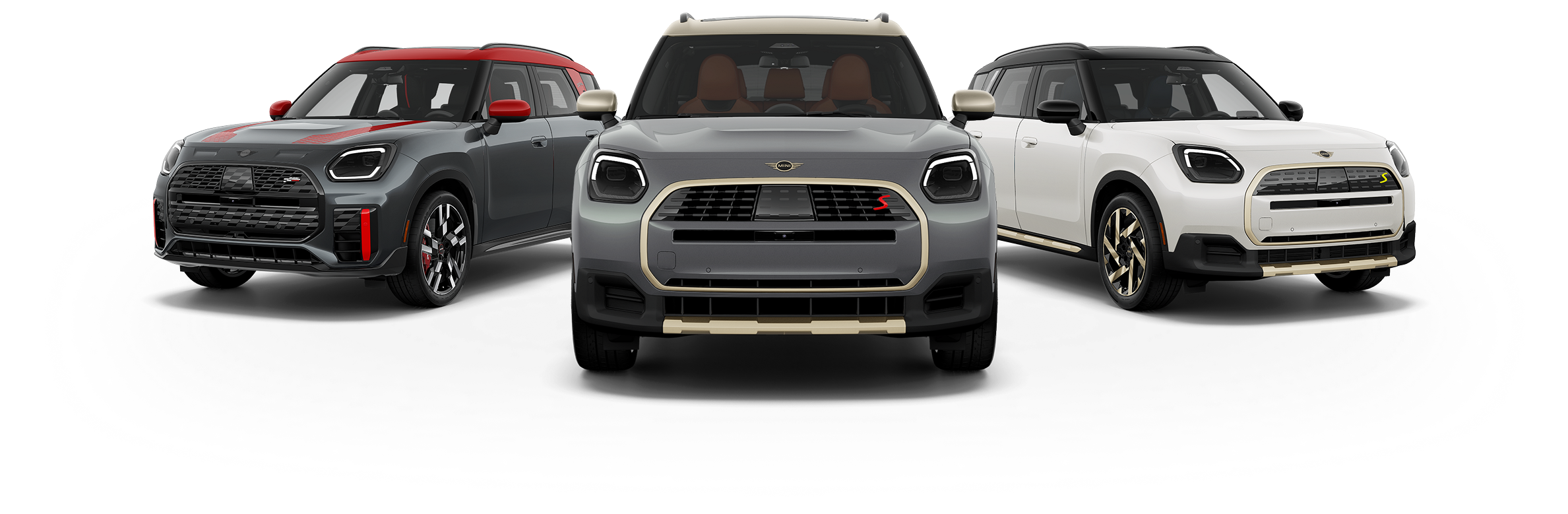 The MINI JCW Countryman ALL4, Countryman S ALL4, and Countryman SE ALL4