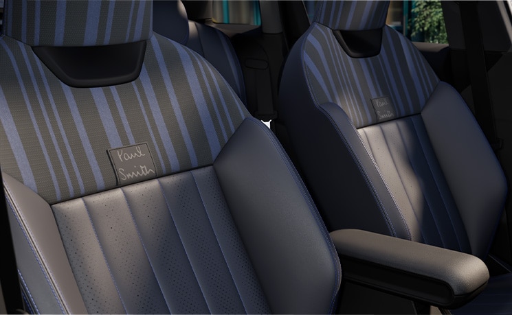 Exclusive Nightshade Blue upholster seats