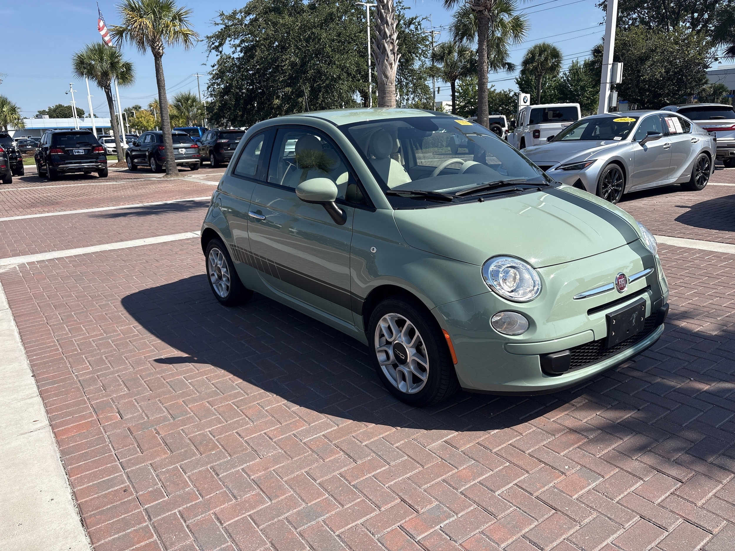 Used 2015 FIAT 500 Pop with VIN 3C3CFFAR3FT527848 for sale in Wilmington, NC