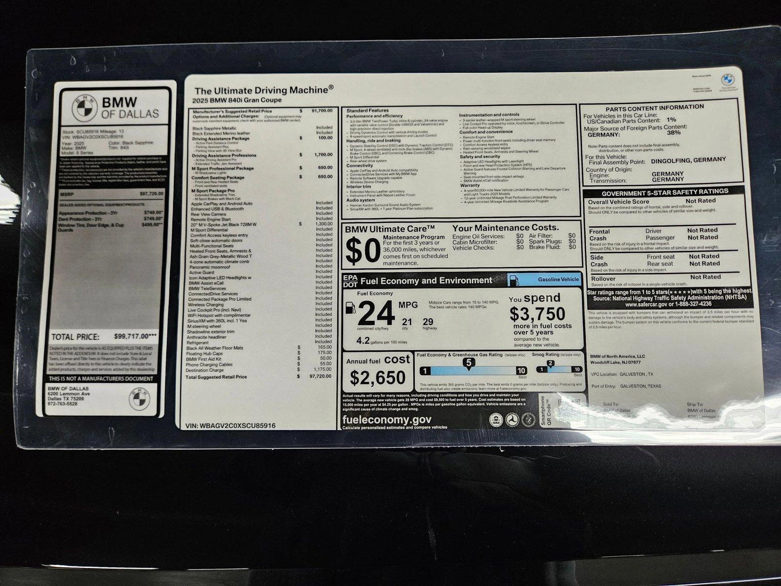 2025 BMW 8 Series 840i - Photo 20