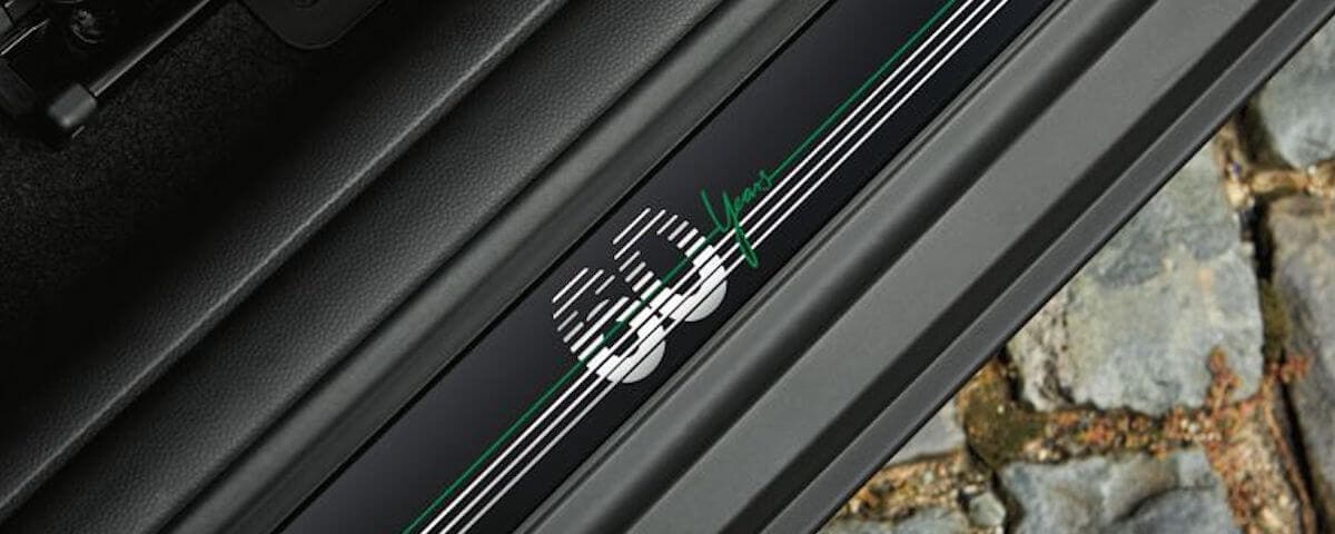 60 Years Special Edition MINI Cooper door sill badging