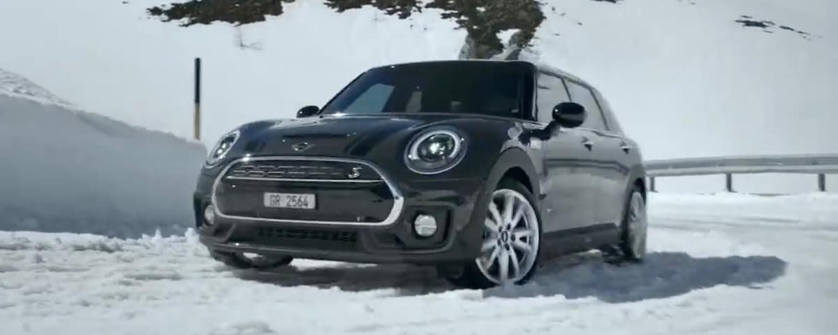 MINI Active Braking in snow