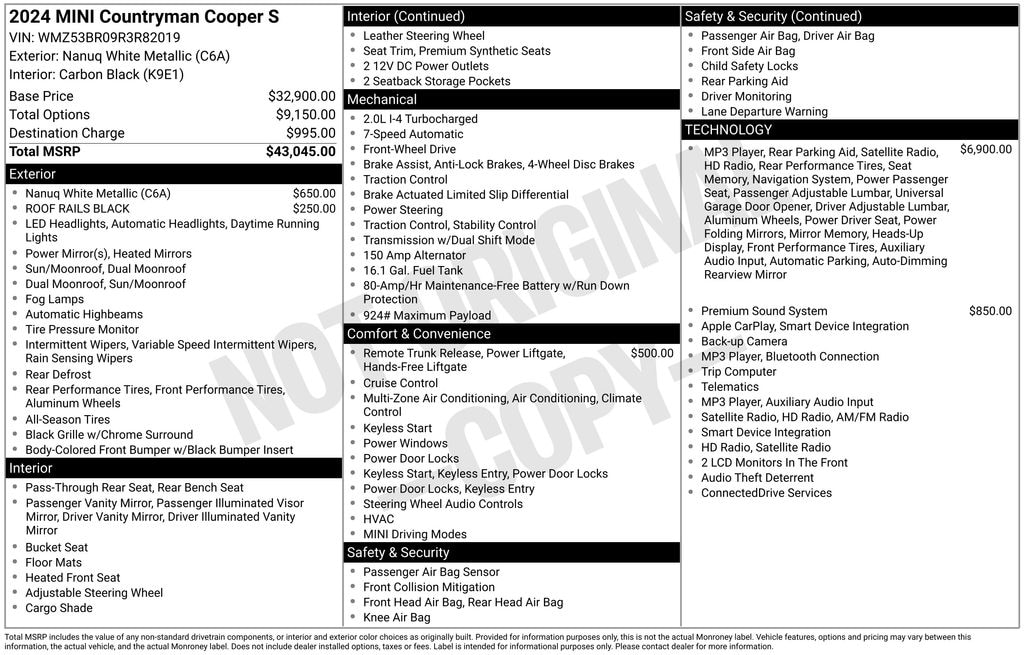 Used 2024 MINI Countryman Cooper S SUV
