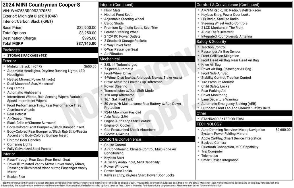 2024 MINI Countryman Cooper S's photo