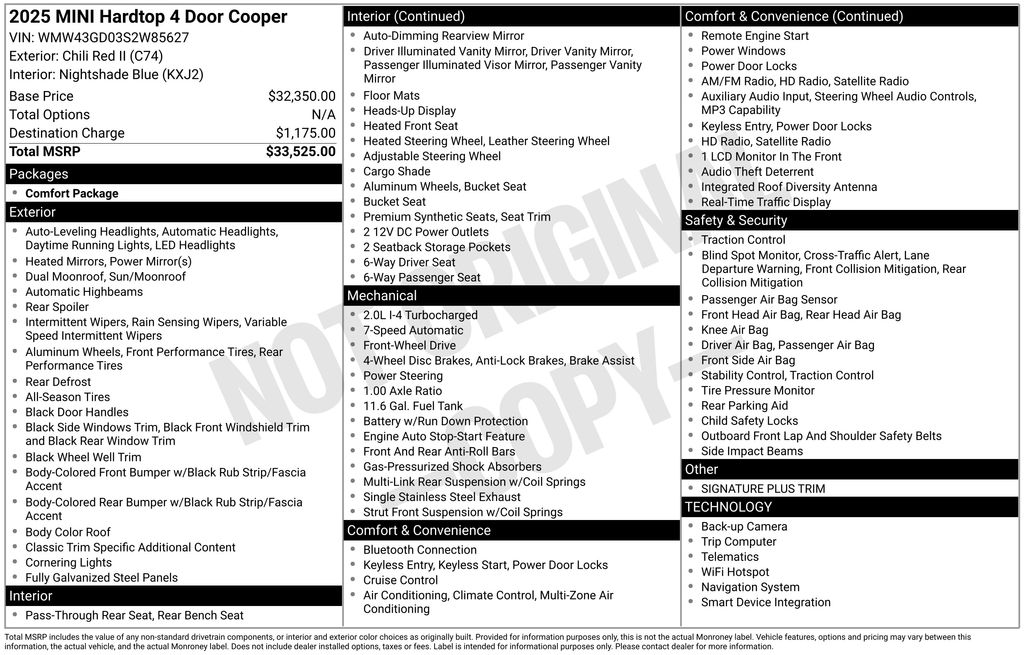 2025 MINI Hardtop Cooper Signature's photo