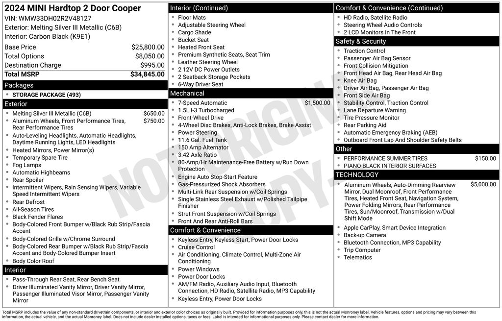 2024 MINI Hardtop Cooper's photo