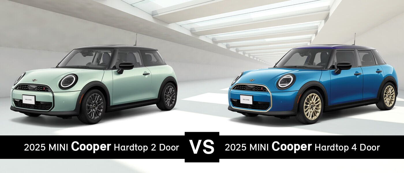 2025 MINI Cooper Hardtop 2 Door vs. MINI Cooper Hardtop 4 Door