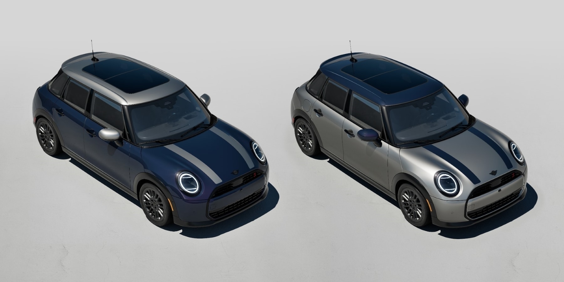 Two MINI Rooftop Edition models