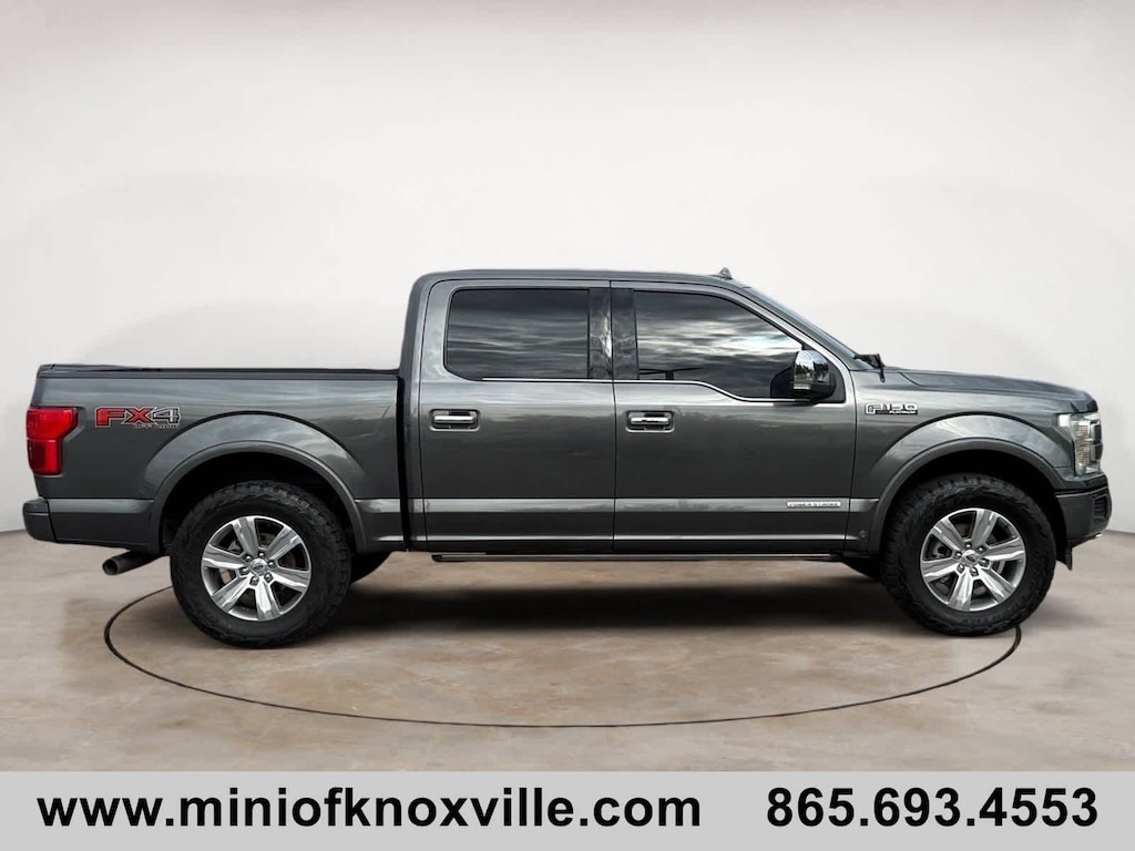 Used 2018 Ford F-150 Platinum 4WD Supercrew 5.5 Box Truck SuperCrew Cab