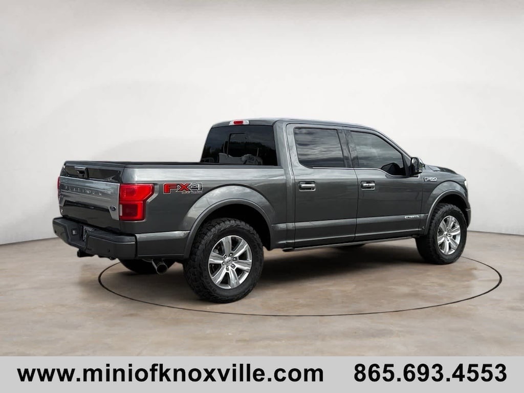Used 2018 Ford F-150 Platinum 4WD Supercrew 5.5 Box Truck SuperCrew Cab