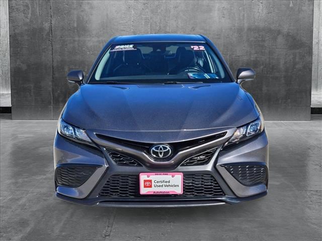 Used 2022 Toyota Camry SE with VIN 4T1G11AK5NU630559 for sale in Las Vegas, NV