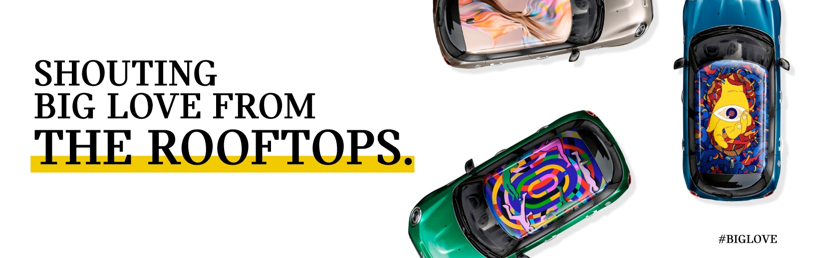 Shouting Big Love from the Rooftops. - MINI of Portland