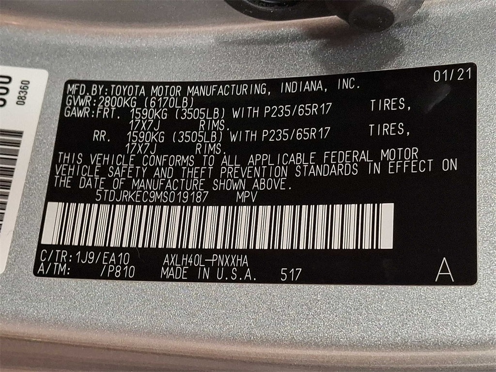 Thumbnail: 2021 Toyota Sienna - 26