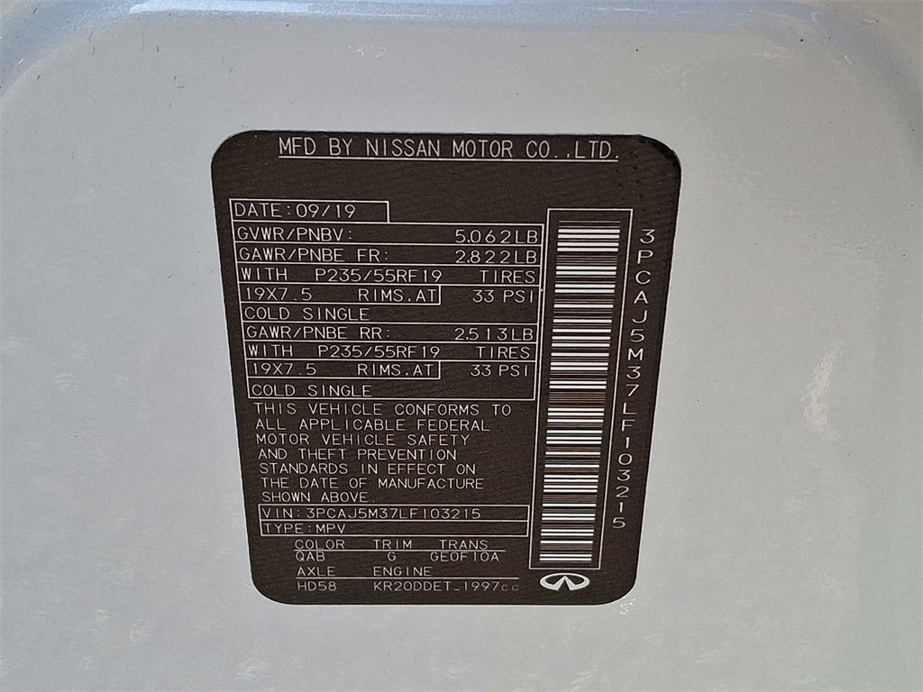 Thumbnail: 2020 INFINITI QX50 - 26