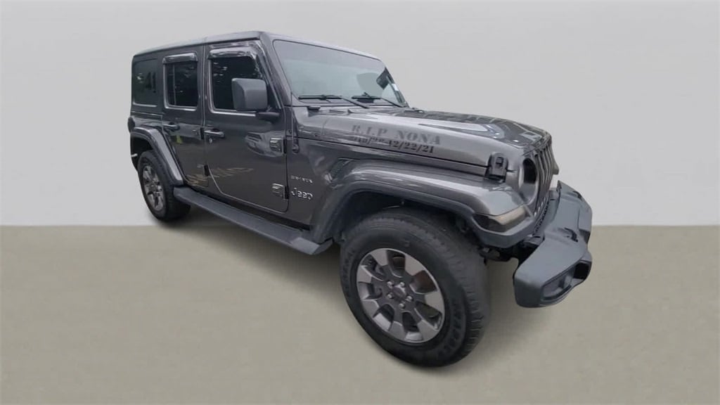 Used 2018 Jeep All-New Wrangler Unlimited Sahara with VIN 1C4HJXEG9JW217043 for sale in Ramsey, NJ