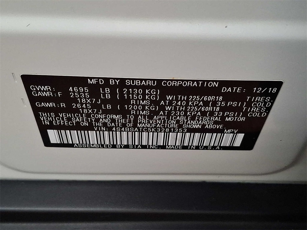 Thumbnail: 2019 Subaru Outback - 25