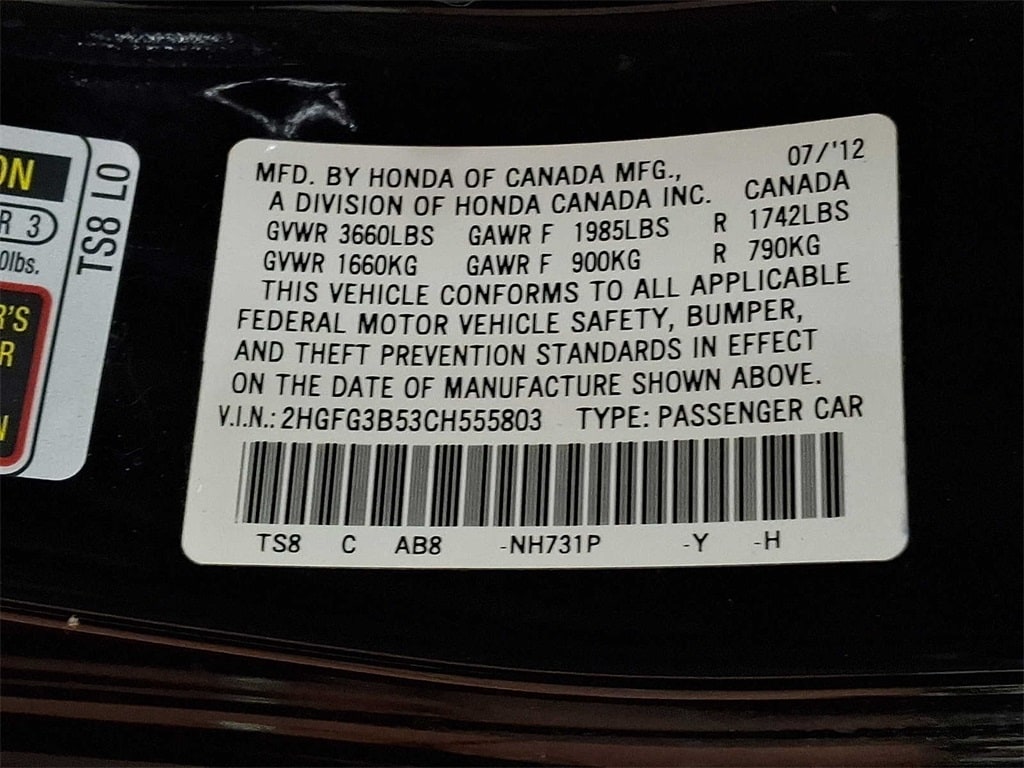 Thumbnail: 2012 Honda Civic - 27