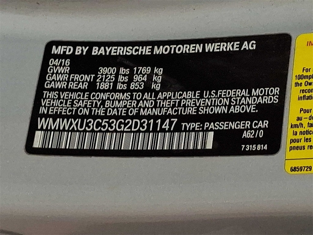 2016 MINI Cooper Base 25