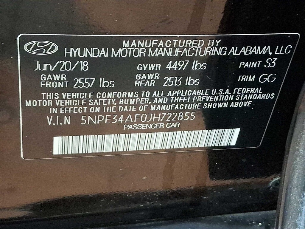 2018 Hyundai Sonata SEL 24