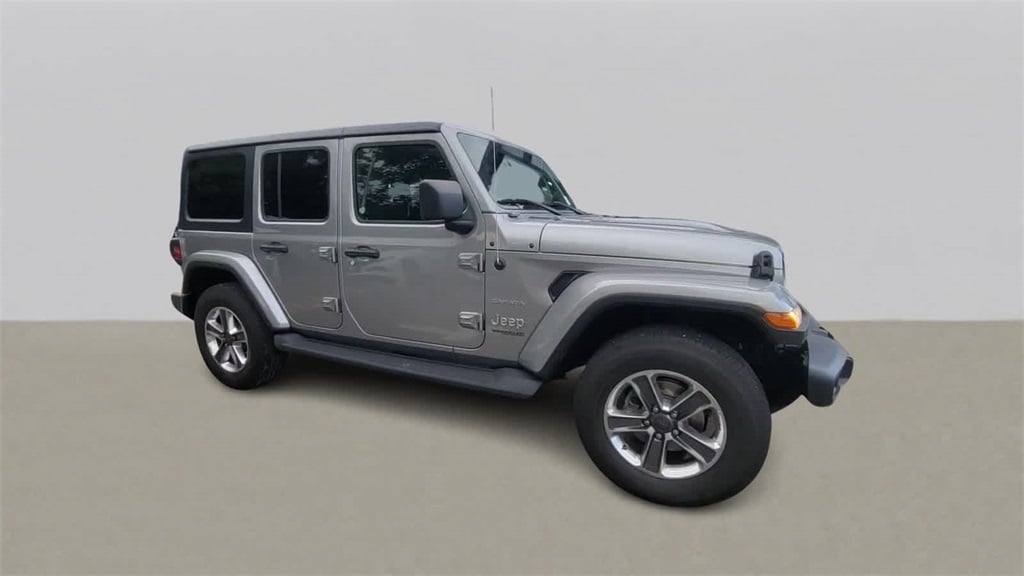 Used 2020 Jeep Wrangler Unlimited Sahara with VIN 1C4HJXEN9LW281388 for sale in Ramsey, NJ