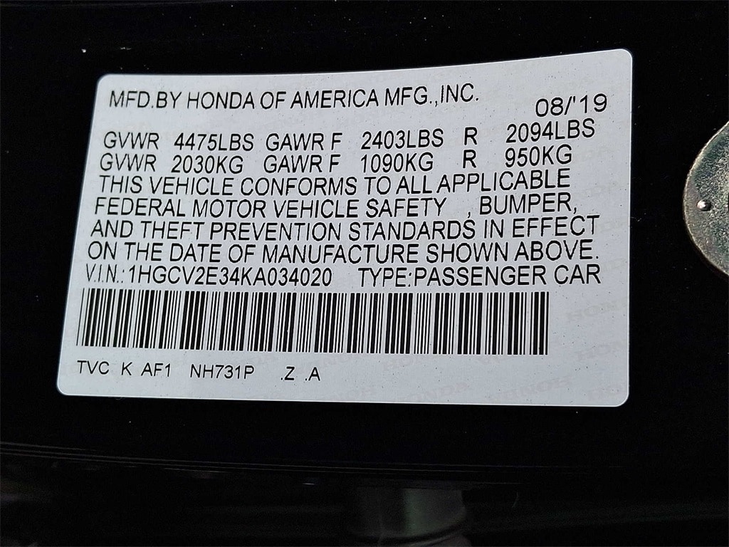 Thumbnail: 2019 Honda Accord - 27