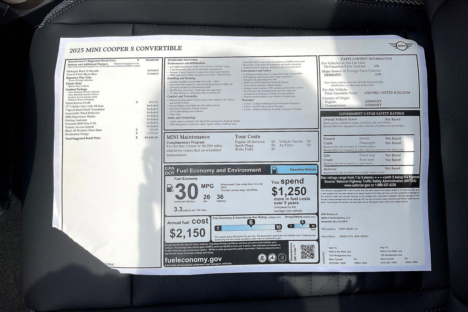 2025 MINI Convertible S - Photo 14