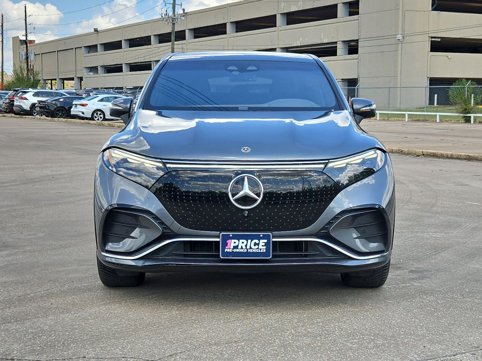 Used 2023 Mercedes-Benz EQS SUV Base with VIN 4JGDM4EB2PA002520 for sale in Conroe, TX