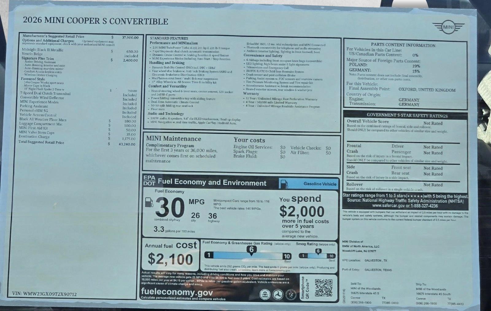 2026 MINI Convertible S - Photo 18