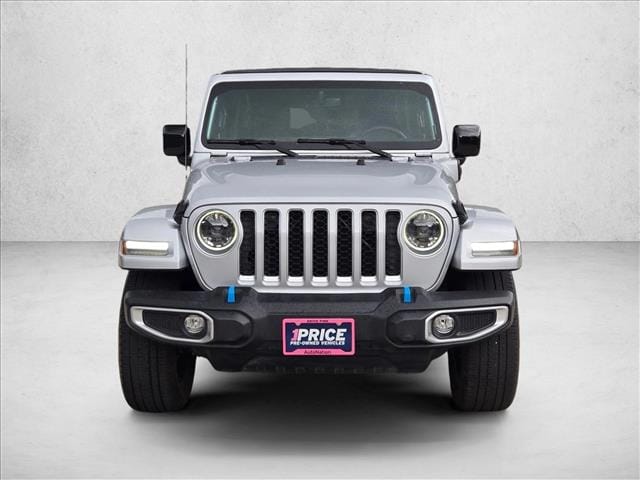 Used 2023 Jeep Wrangler 4xe Sahara 4XE with VIN 1C4JJXP69PW606148 for sale in Conroe, TX