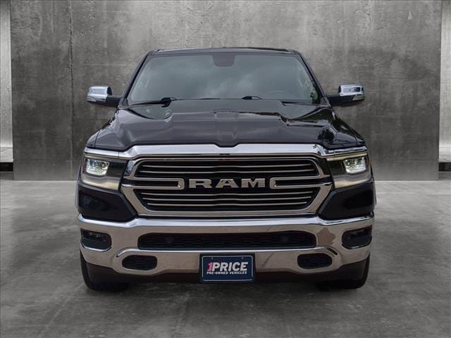 Used 2020 RAM Ram 1500 Pickup Laramie with VIN 1C6SRFJM8LN201694 for sale in Conroe, TX