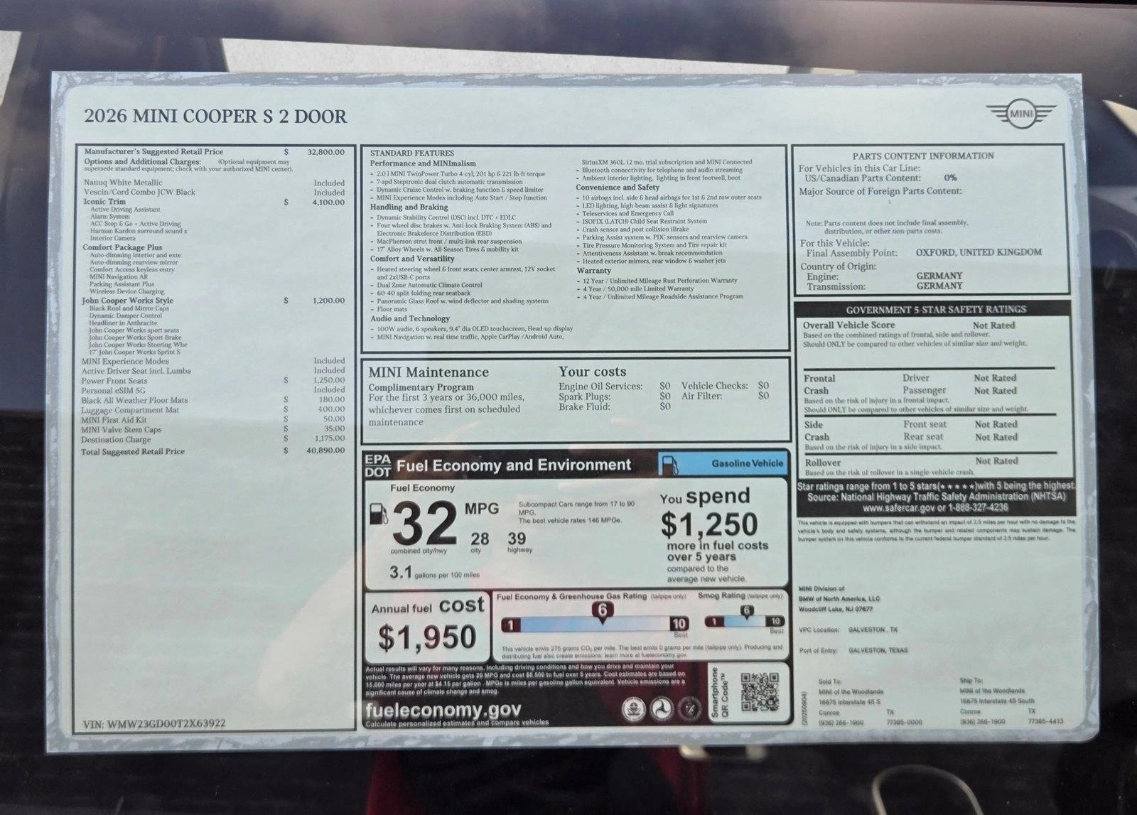2026 MINI Hardtop 2 Door S - Photo 17