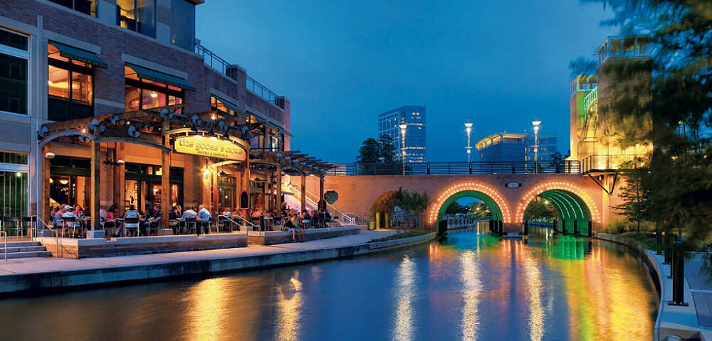 The Woodlands, TX Scenic view of The Woodlands, TX