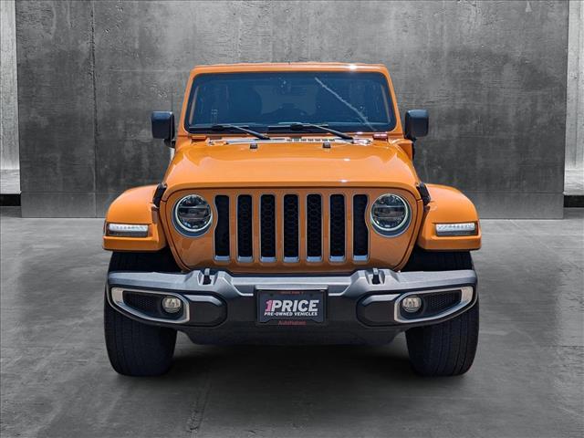 Used 2021 Jeep Wrangler Unlimited Sahara 4XE with VIN 1C4JJXP69MW682318 for sale in Conroe, TX