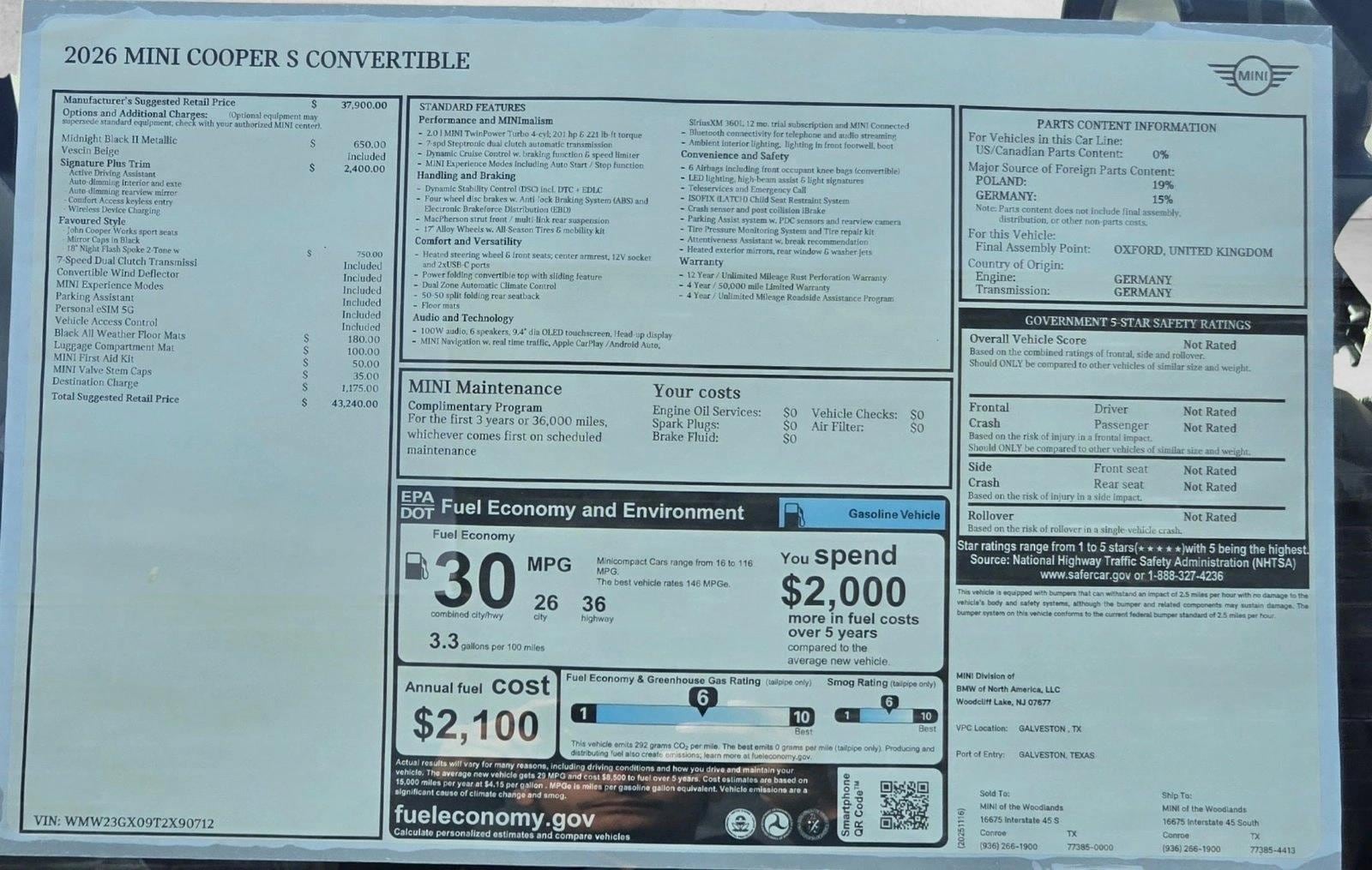 2026 MINI Convertible S - Photo 17