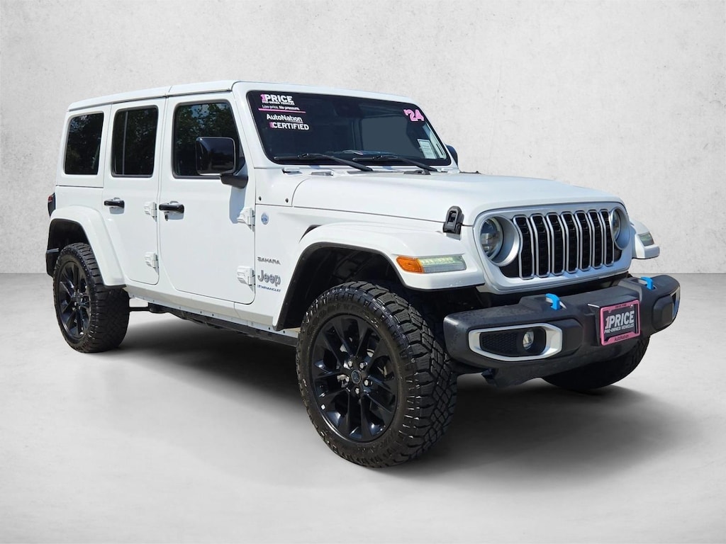 Used 2024 Jeep Wrangler 4xe Sahara Sport Utility