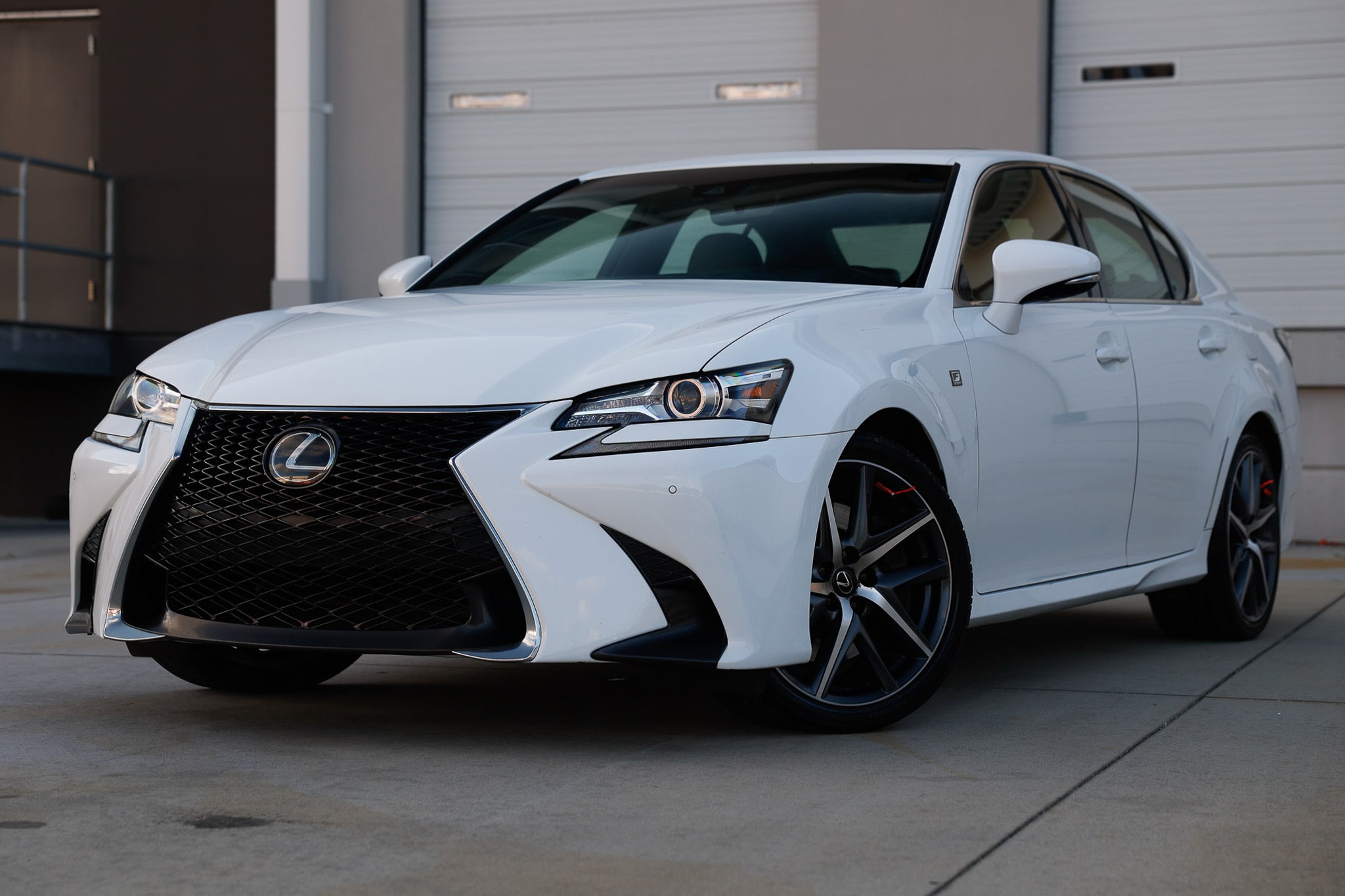 White 2018 Lexus GS Sedan Rear-Wheel Drive 8-Speed Automatic