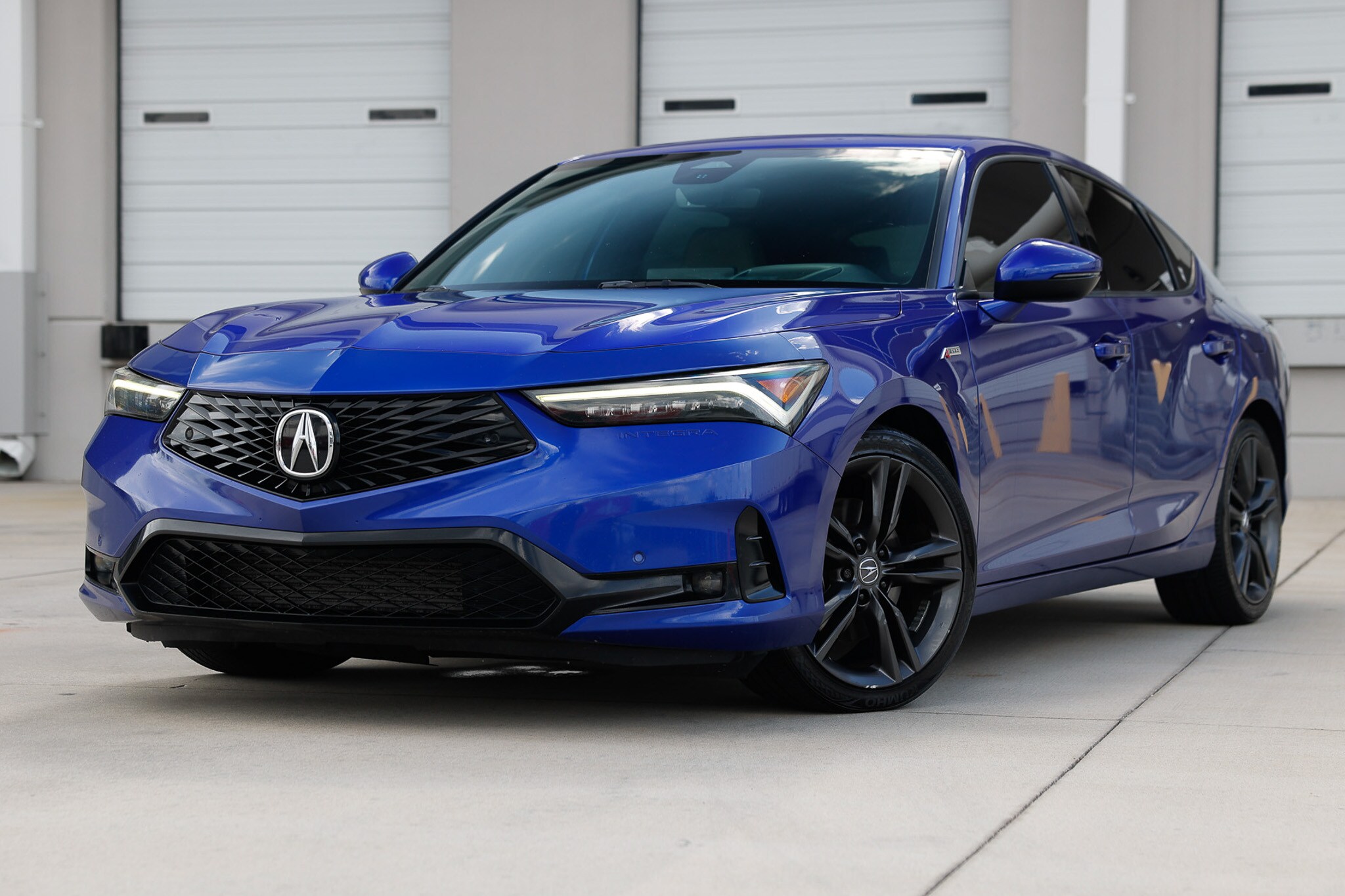 Blue 2023 Acura Integra Sedan Front-Wheel Drive Continuously Variable Transmission