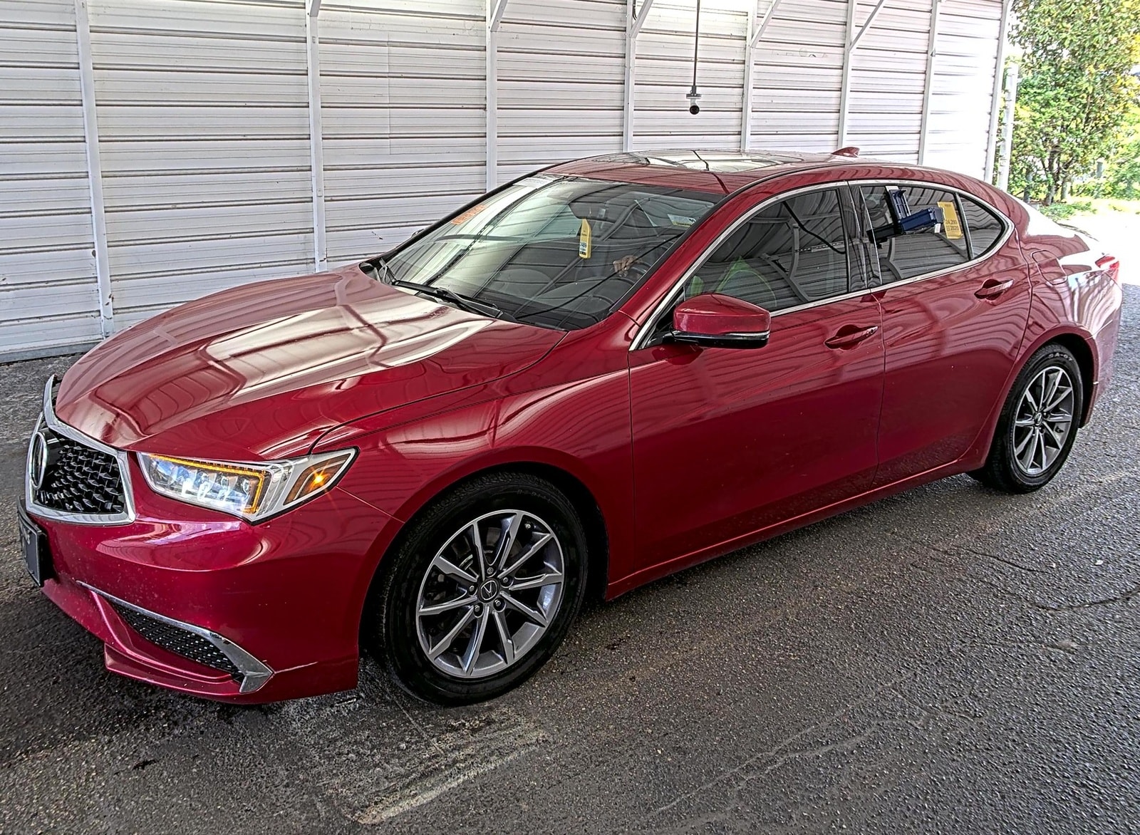 Red 2020 Acura TLX Sedan Front-Wheel Drive 8-Speed Automatic