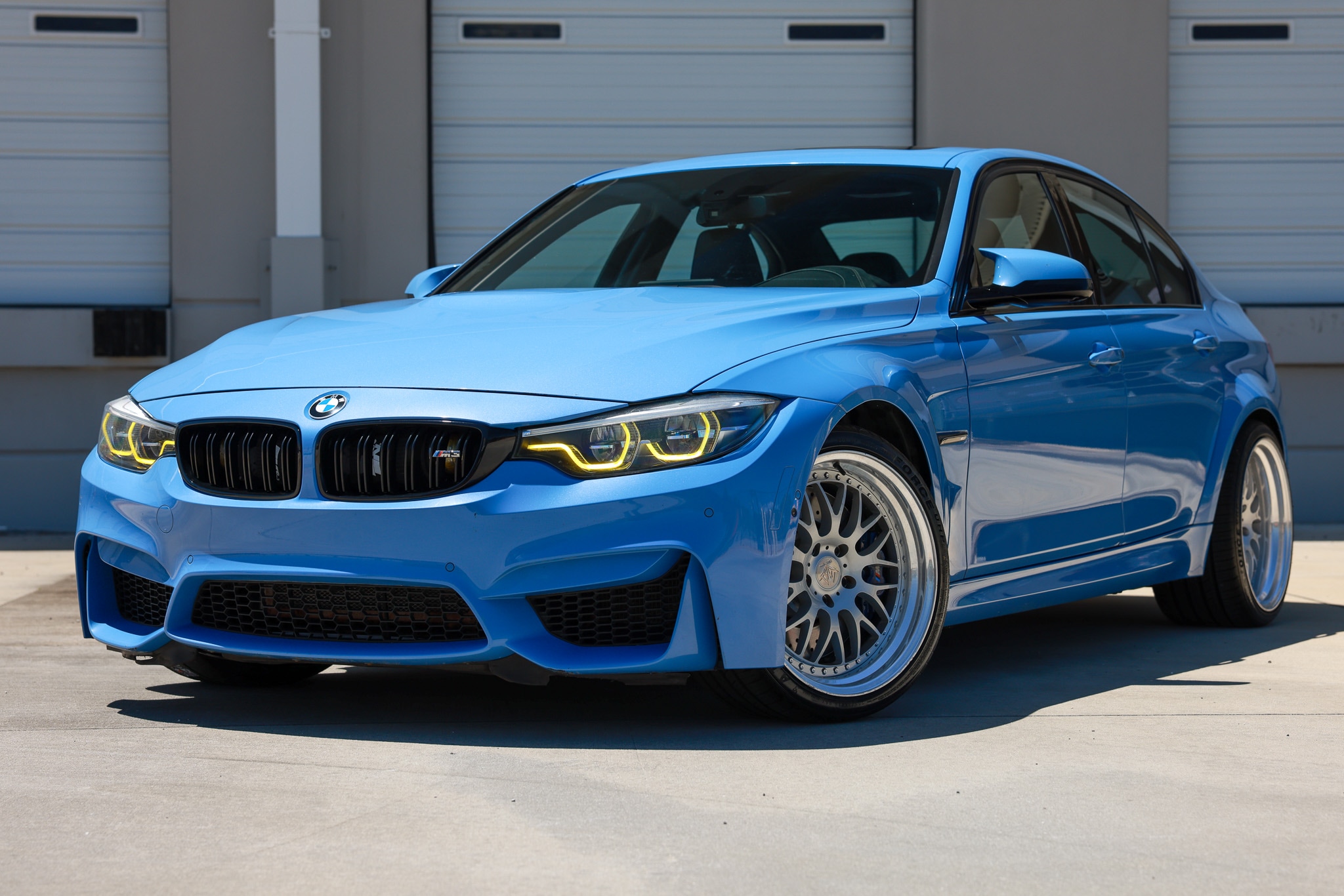 Blue 2018 BMW M3 Sedan 6-Speed Manual