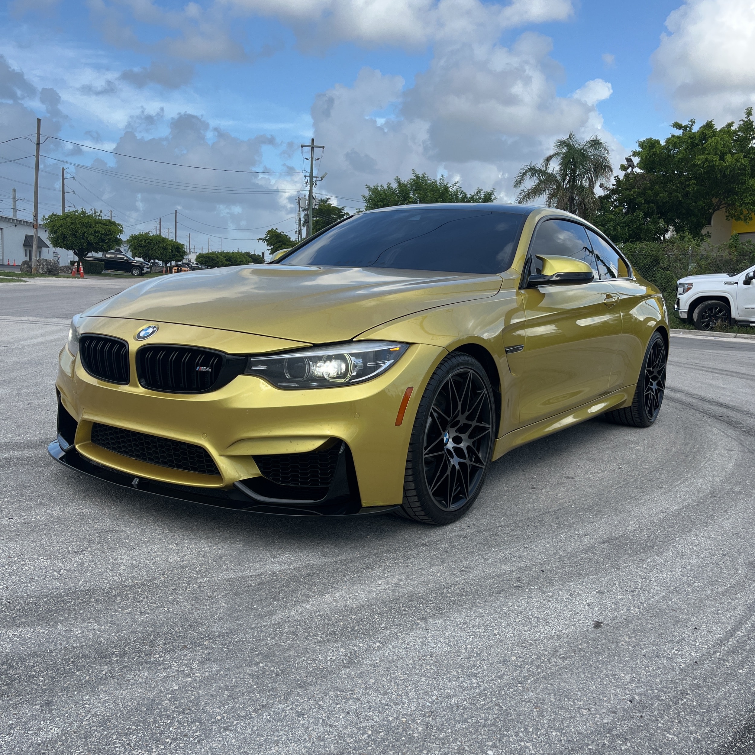 Gold 2020 BMW M4 Coupe Rear-Wheel Drive 8-Speed Automatic