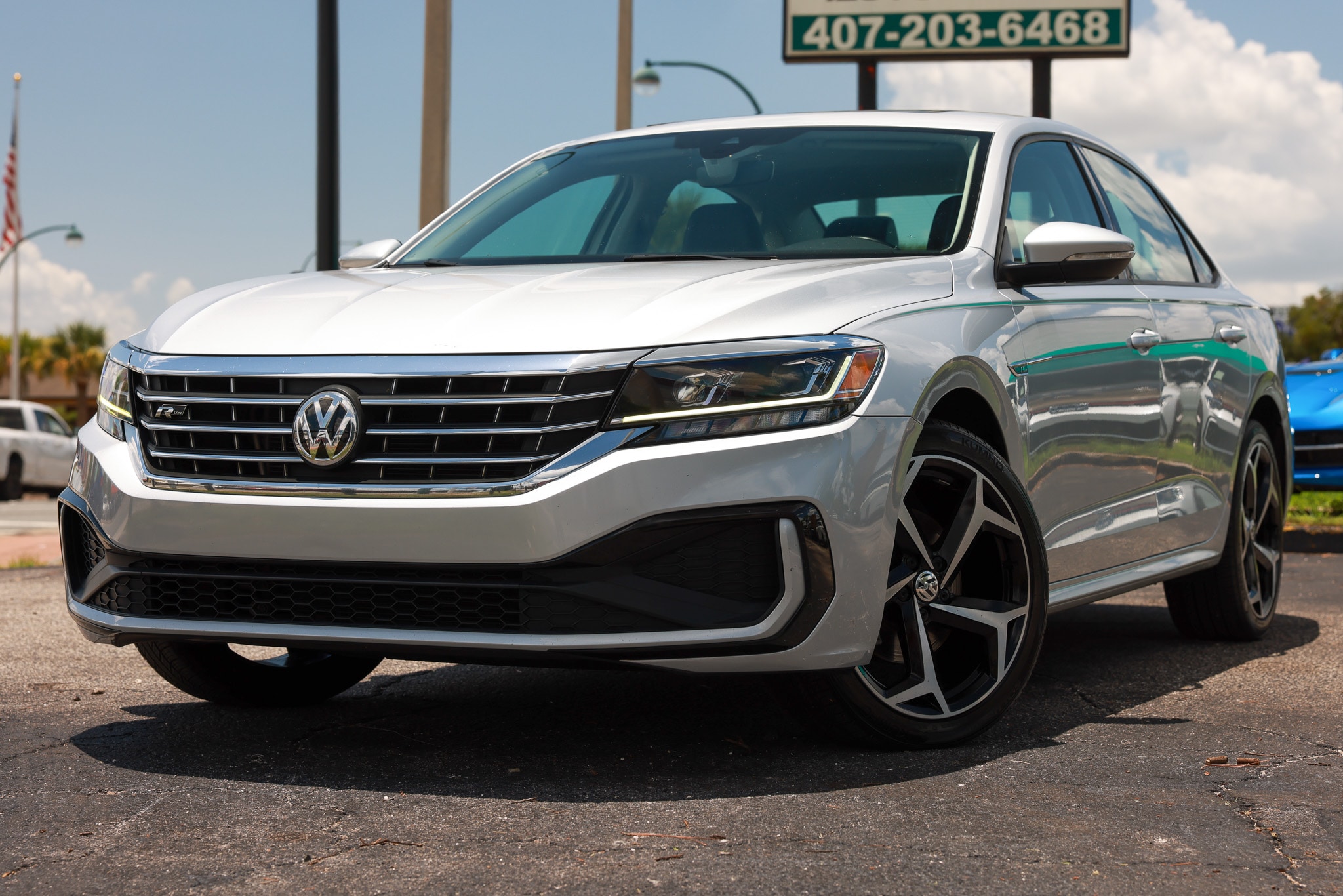 Silver 2020 Volkswagen Passat Sedan Front-Wheel Drive 6-Speed Automatic
