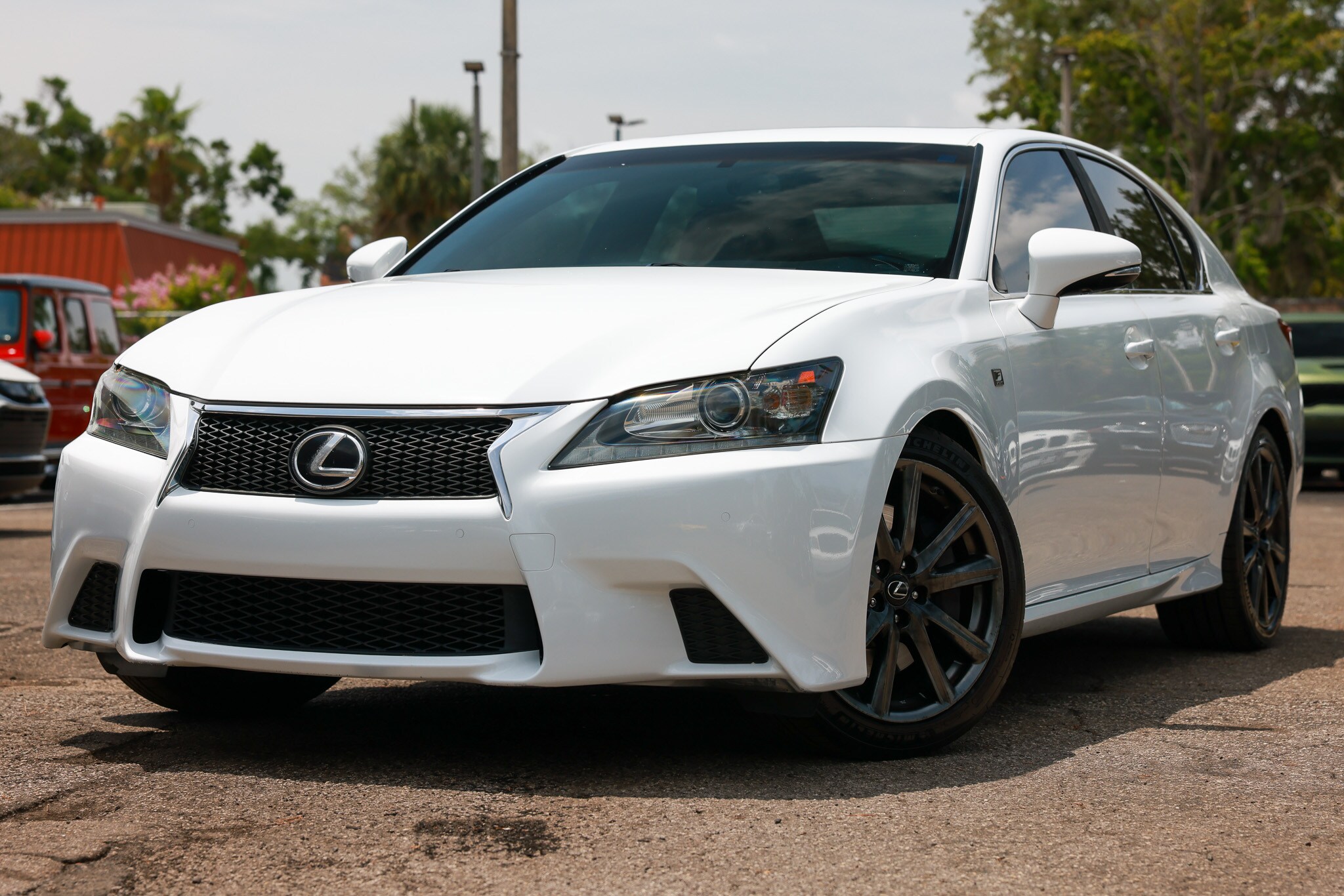 White 2014 Lexus GS 350 RWD Sedan Rear-Wheel Drive 8-Speed Automatic