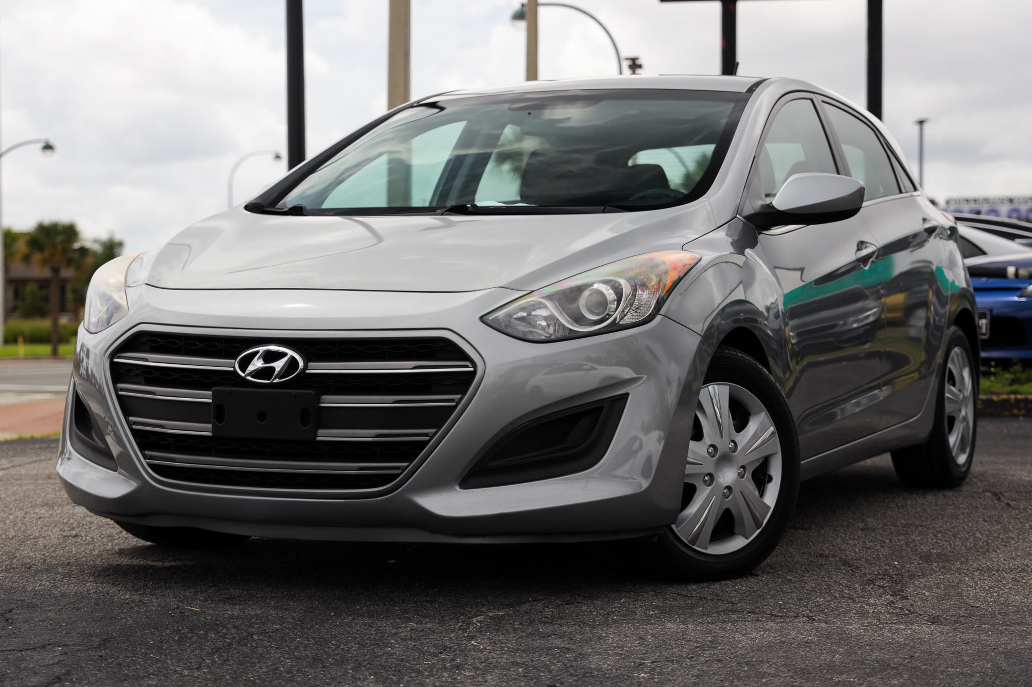 Silver 2016 Hyundai Elantra GT Hatchback  6-Speed Automatic