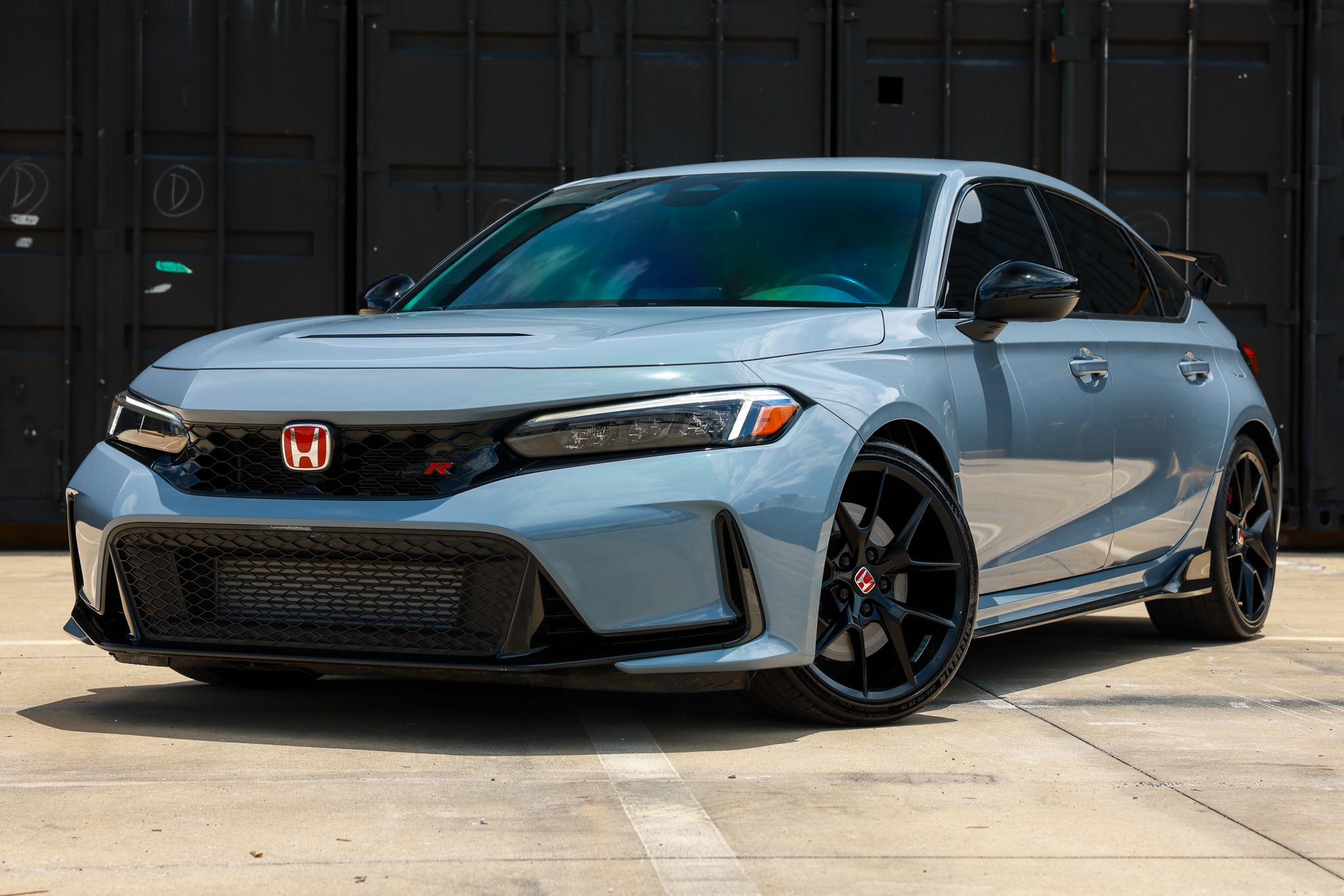Gray 2025 Honda Civic Type R FWD Hatchback Front-Wheel Drive 6-Speed Manual