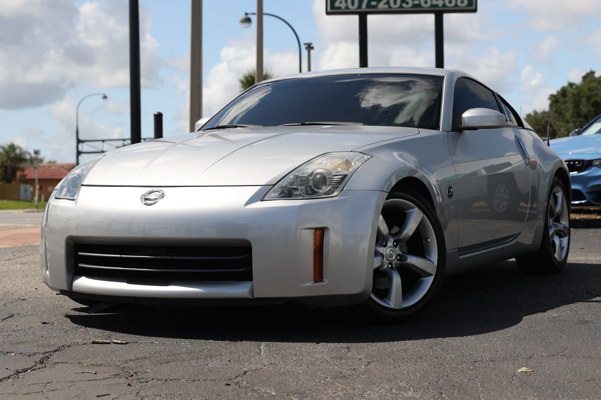 Silver 2006 Nissan 350Z Coupe Rear-Wheel Drive 6-Speed Manual