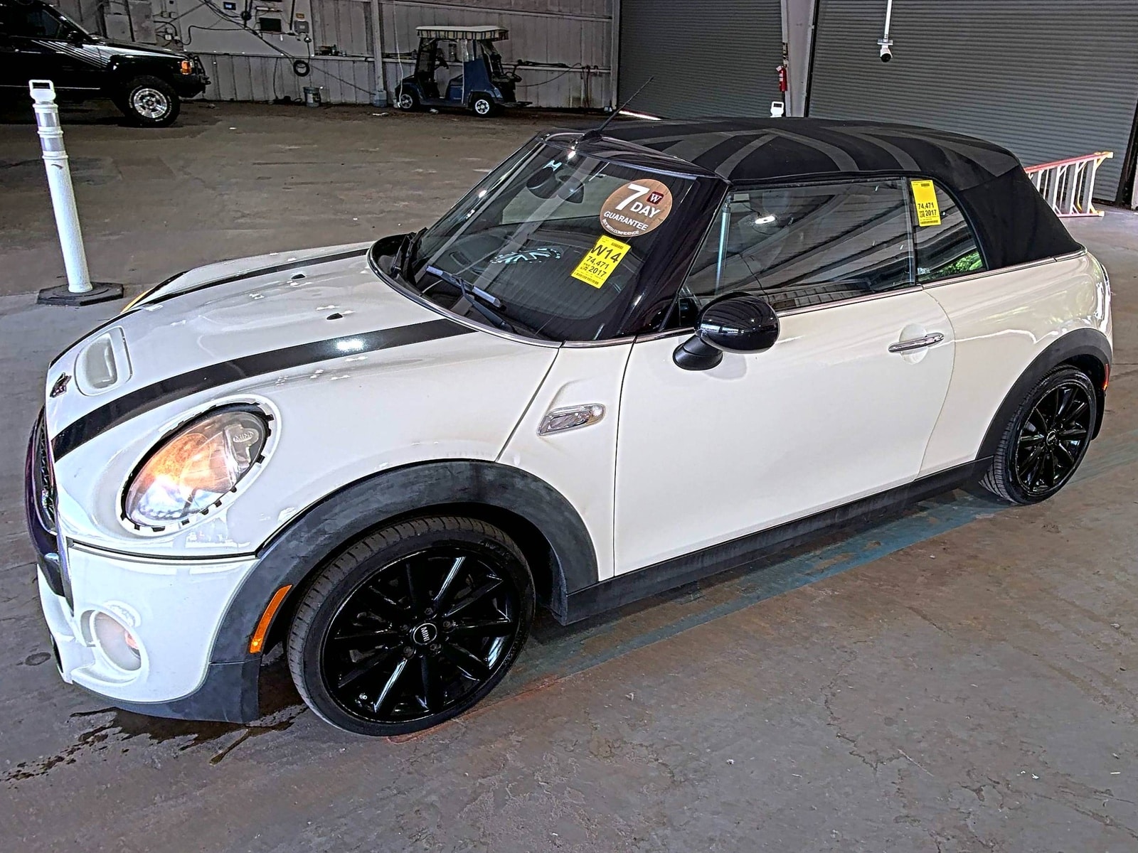 White 2017 MINI Cooper Convertible Front-Wheel Drive 8-Speed Automatic