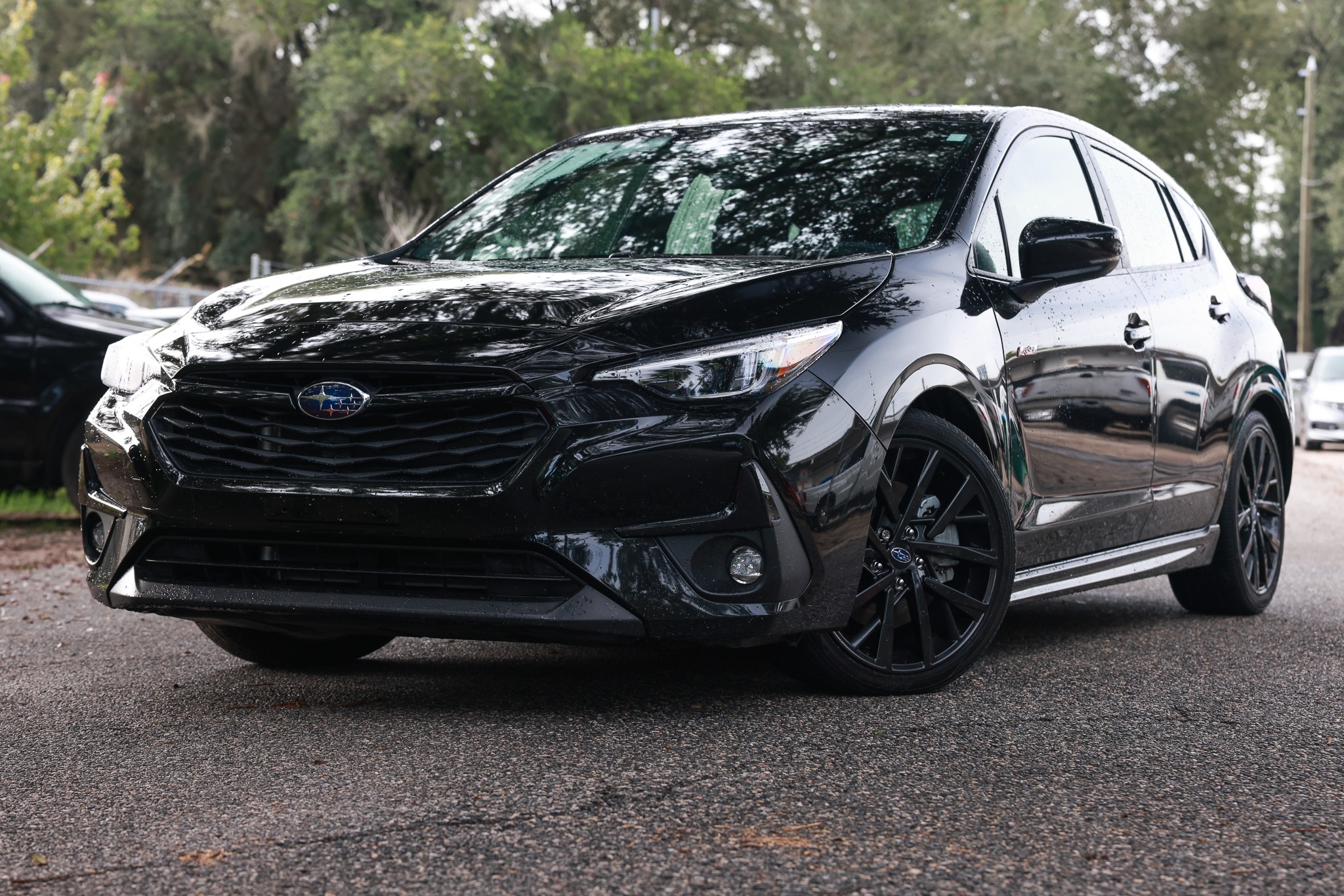 Black 2024 Subaru Impreza Wagon All-Wheel Drive Continuously Variable Transmission