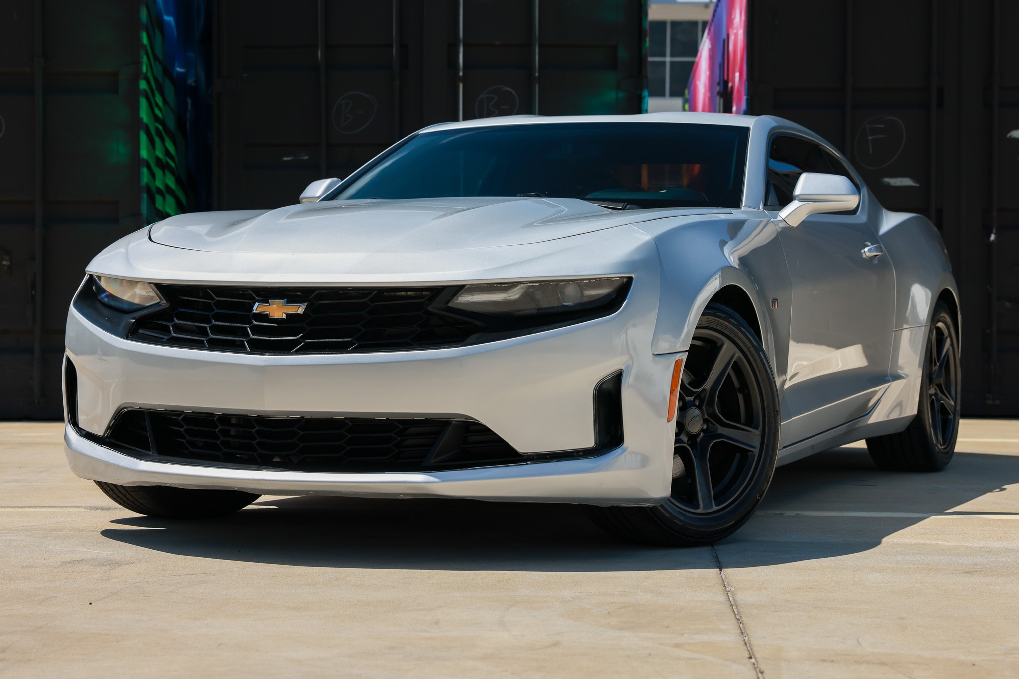 Silver 2019 Chevrolet Camaro Coupe Rear-Wheel Drive 6-Speed Automatic