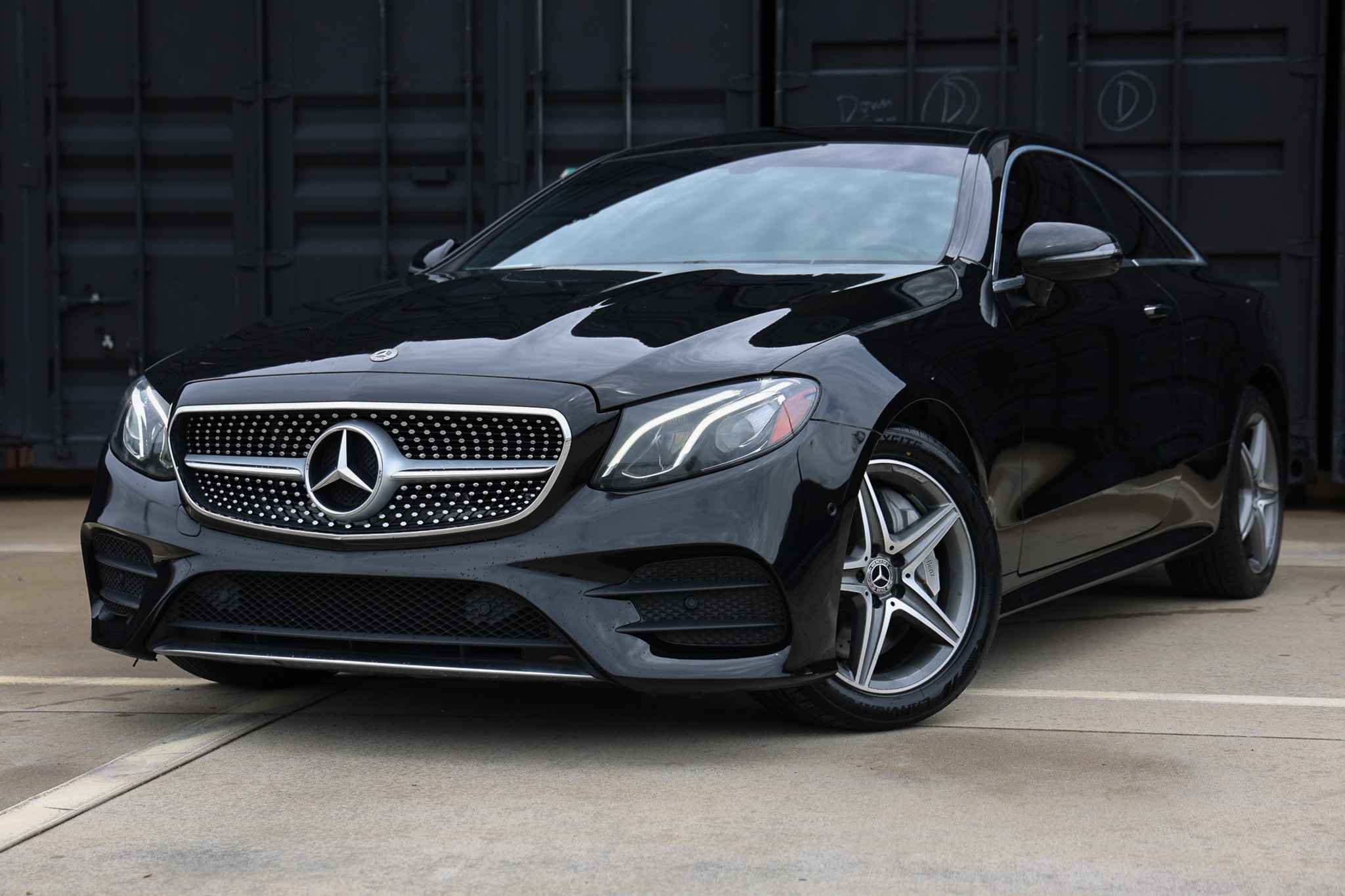 Black 2018 Mercedes-Benz E-Class Coupe All-Wheel Drive 9-Speed Automatic